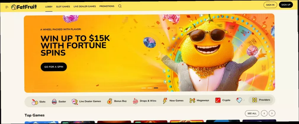 Fat fruit Casino UP TO 10,500 CAD + 550 Free Spins Welcome Bonus